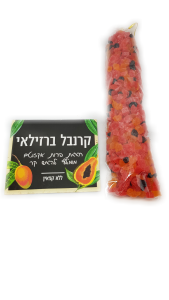 חליטת פירות מתקתקה, קרנבל ברזילאי מכילה קוביות פירות, מנגו, תות ופאפאיה. אופן השימוש: לשים כפית מהקוביות בתוך כוס עם מים רותחים ולערבב, להמתין 5 דקות ובסיום השתייה מומלץ מאוד לאכול את הפירות. ניתן להגיש כחליטה חמה או כאייס-טי. אין צורך להוסיף סוכר או תיון. -ללא קפאין- מומלץ להוסיף את קוביות החליטה ליוגורט, עוגות בחושות לפני האפייה, לקינוחים ועוד...
