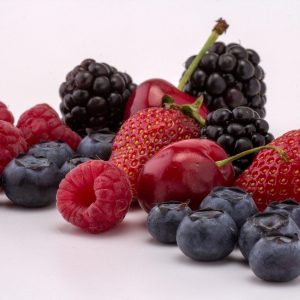 berries, blueberries, blackberries